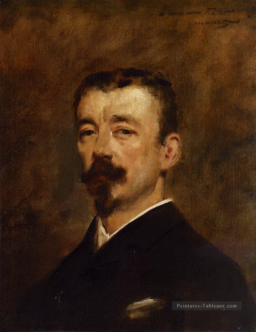 Portrait de Monsieur Tillet Édouard Manet Peintures à l'huile